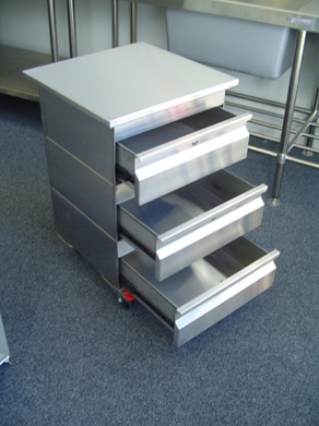 SS Mobile Drawer Unit & Work Top SS Mobile Drawer Unit & Work Top